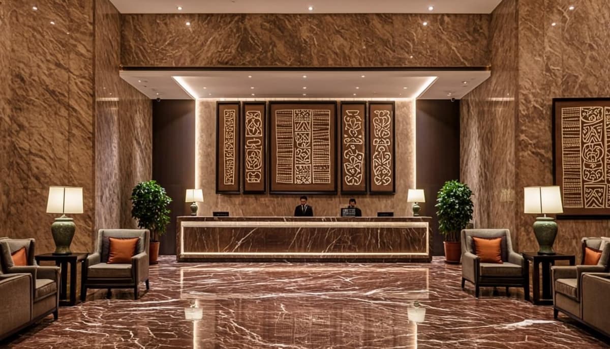 Hall d'accueil Angel's Hotel